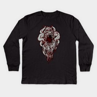 Lovecraft Grotesque Kids Long Sleeve T-Shirt